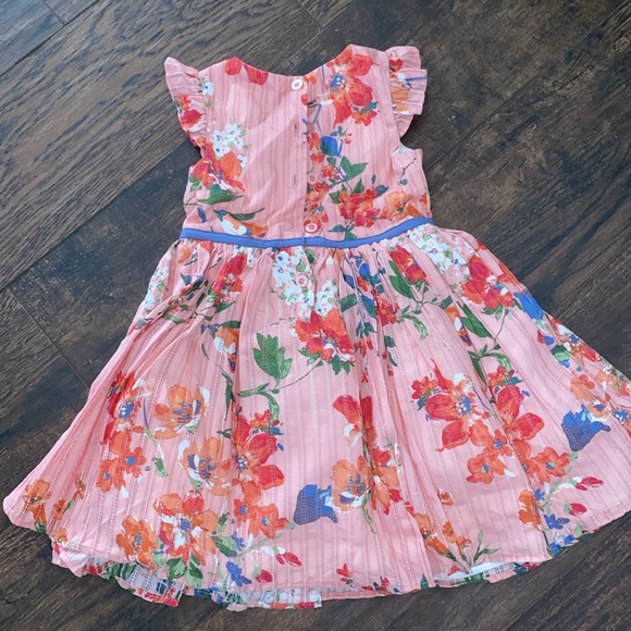 Zunie flowered dress size 4 - Picture 3 of 4